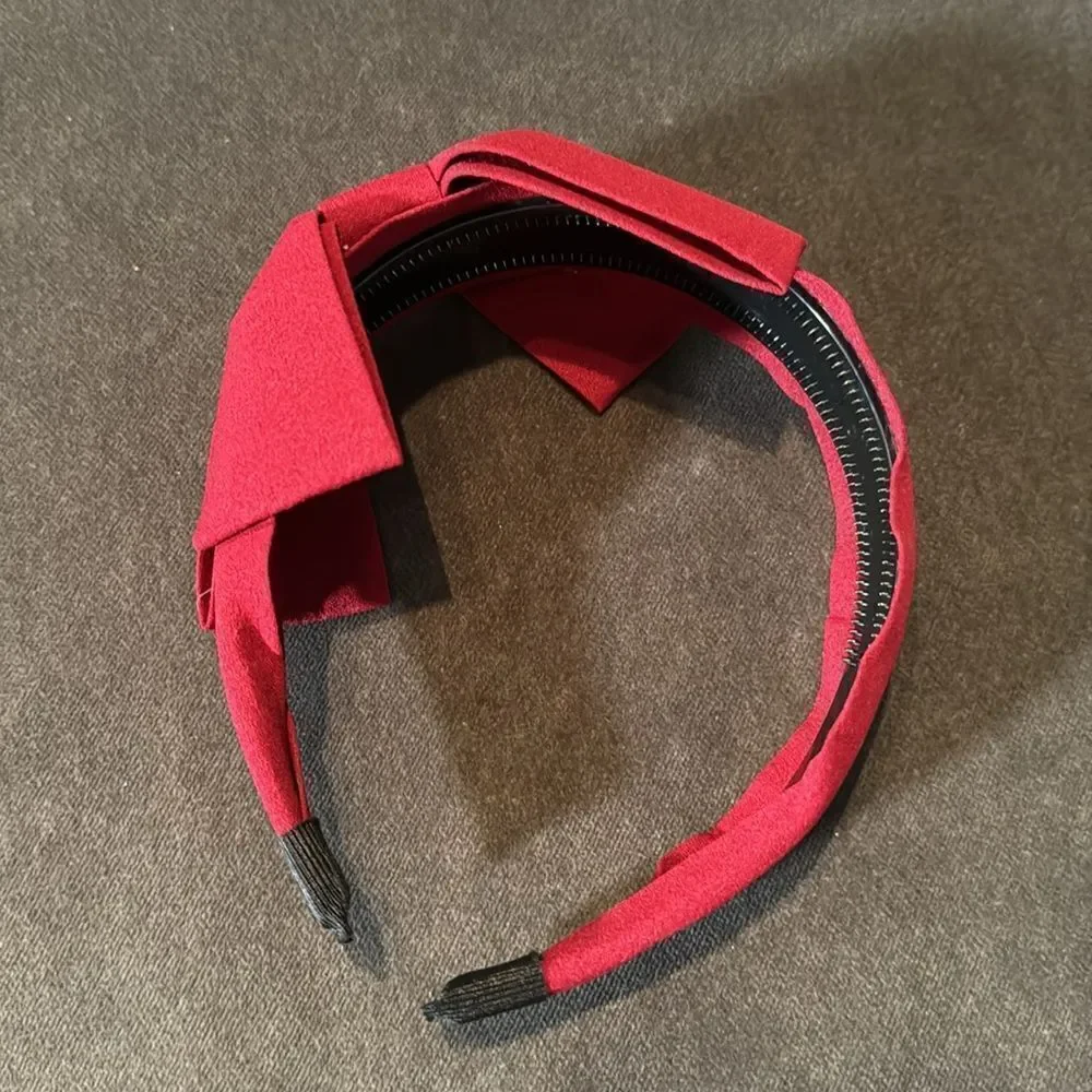 Girls Women Bow Headbands Solid Color 2x 5 pack (10) Pack One Size Fits Most NEW